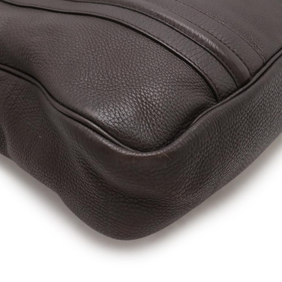 GUCCI グッチ ビジネスバッグ 書類カバン ブリーフケース レザー ダークブラウン 茶 シルバー金具 231850 | GUCCI | 02