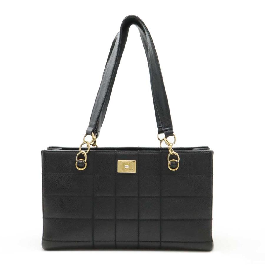 シャネル CHANEL チョコバー チェーン トートバッグ ココマーク CHANEL シャネル チョコバー ココマーク チェーントート トート