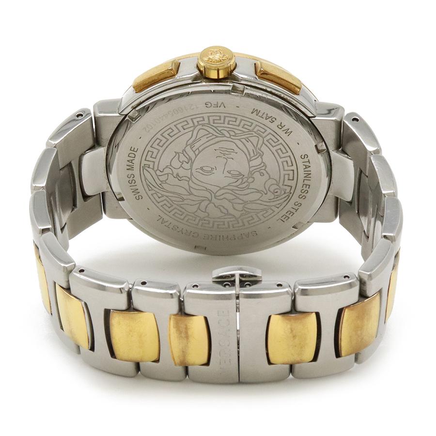 VERSACE ヴェルサーチ ミスティックスポーツ クロノグラフ デイト ブラック文字盤 SS GP メンズ QZ クォーツ 腕時計 VFG-100014 | VERSACE | 06