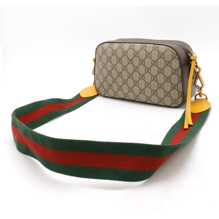 GUCCI グッチ GGスモール GGスプリーム ネオヴィンテージ メッセンジャーバッグ ショルダーバッグ 2WAY クラッチバッグ PVC ベージュ 476466 GUCCI（グッチ） GGスモール GGスプリーム ネオヴィンテージ