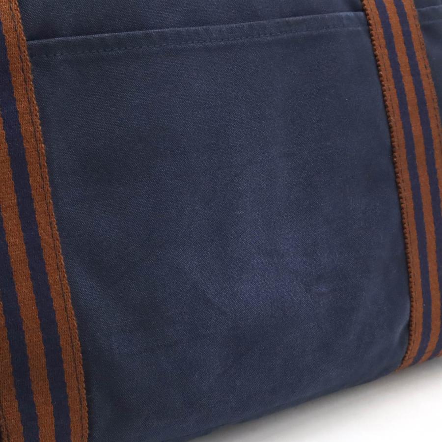 HERMES エルメス フールトゥ バサスMM ショルダーバッグ メッセンジャーバッグ 斜め掛け キャンバス ネイビー 紺 ブラウン シルバー金具 | HERMES | 07