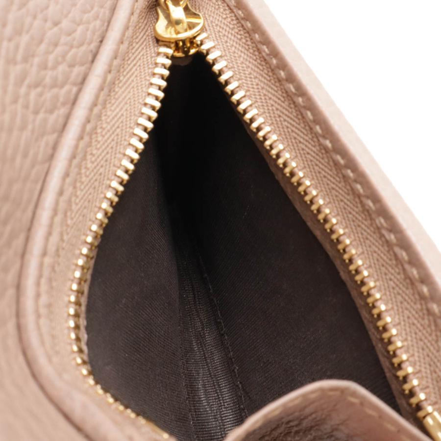 GUCCI グッチ GGマーモント 3つ折り財布 三つ折財布 レザー ピンクベージュ ゴールド金具 546584 | GUCCI | 07