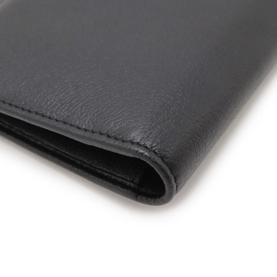 CHANEL シャネル バタフライ カメリア ココマーク 2つ折長財布 二つ折り長財布 レザー ブラック 黒 シルバー金具 A46511 | CHANEL | 02