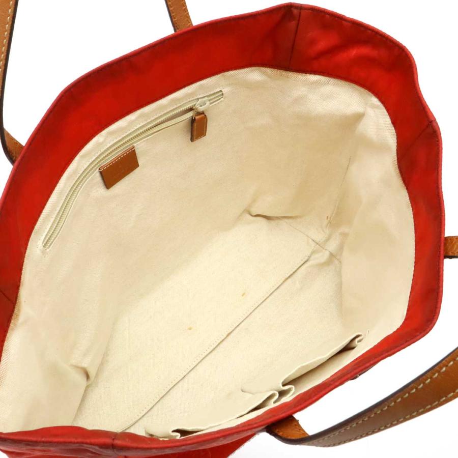 GUCCI グッチ GGナイロン トートバッグ ハンドバッグ レザー レッド 赤 ブラウン 282439 | GUCCI | 04