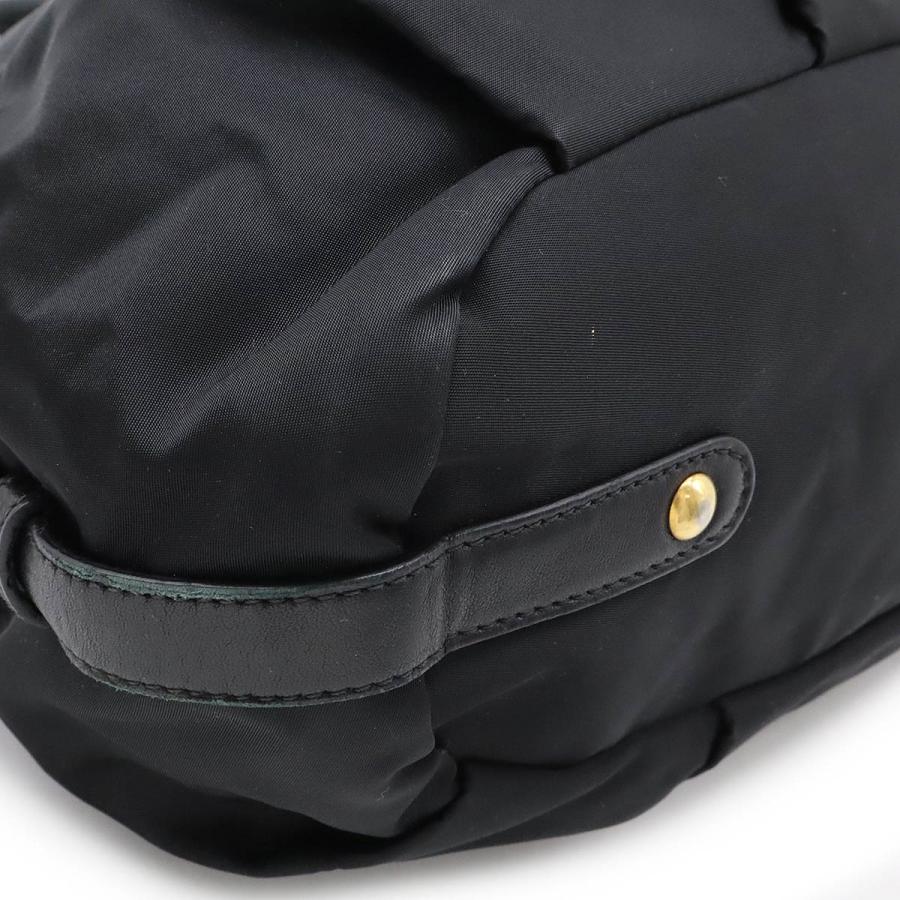 プラダ　ナイロン　ロゴ　ブラック　トートバック　ギャランティカード　PRADA 64d53a0a6d6fea2764b99e6cb001c8