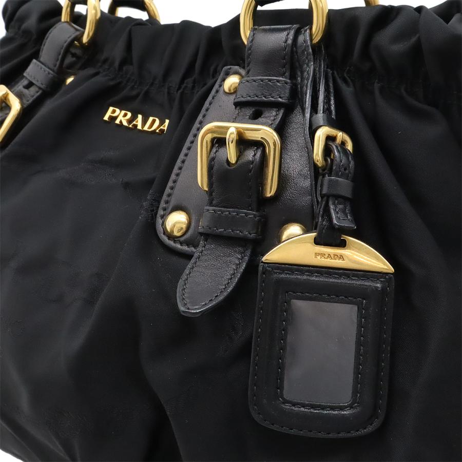 PRADA プラダ ロゴジャガード トートバッグ 2WAY ショルダー