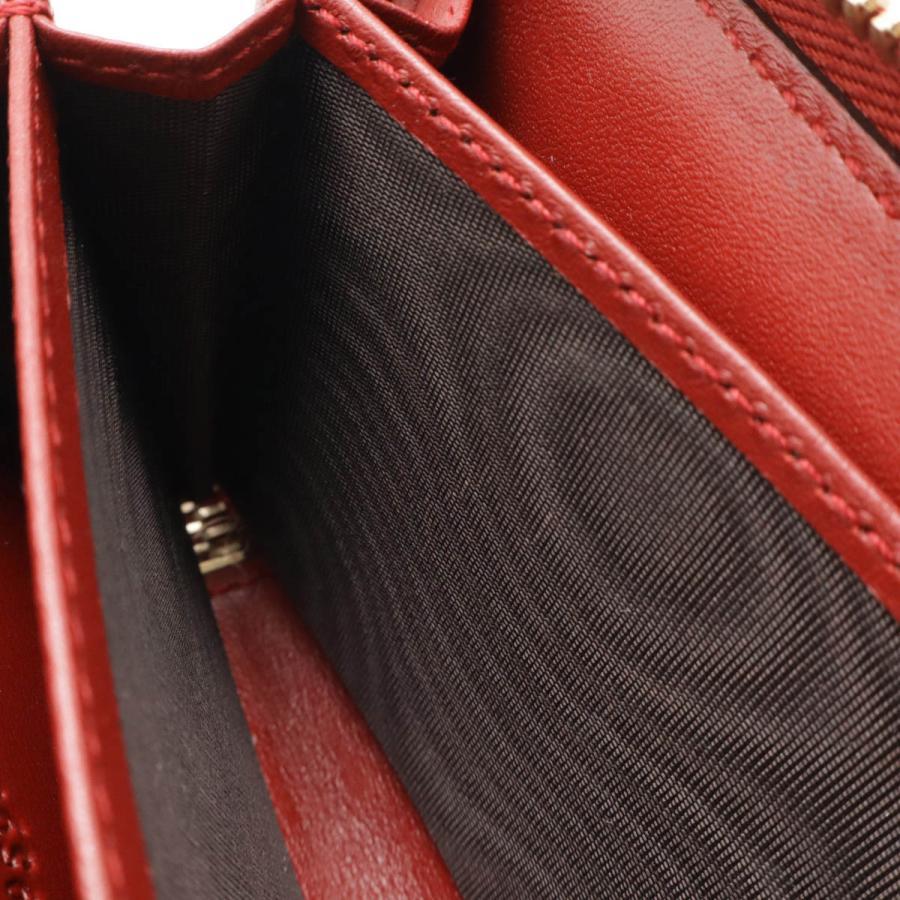 GUCCI グッチ マイクログッチシマ ラウンドファスナー コインケース 小銭入れ コインパース レザー レッド 赤 ゴールド金具 アウトレット品 544249 | GUCCI | 05