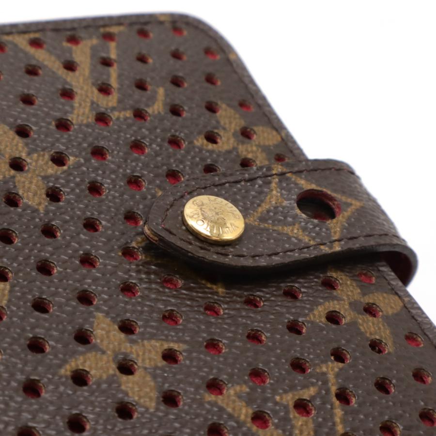 LOUIS VUITTON ルイ ヴィトン モノグラムペルフォ コンパクトジップ 2つ折財布 二つ折り財布 パンチング フューシャ ピンクパープル | LOUIS VUITTON | 03