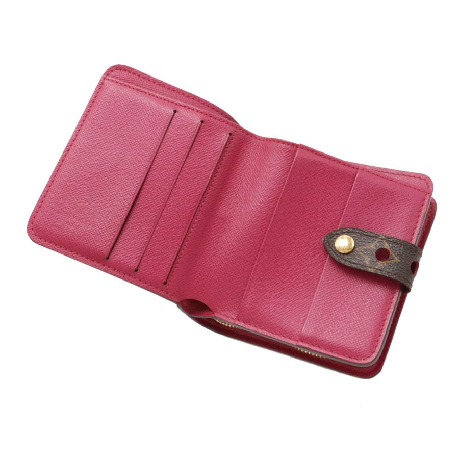LOUIS VUITTON ルイ ヴィトン モノグラムペルフォ コンパクトジップ 2つ折財布 二つ折り財布 パンチング フューシャ ピンクパープル | LOUIS VUITTON | 05