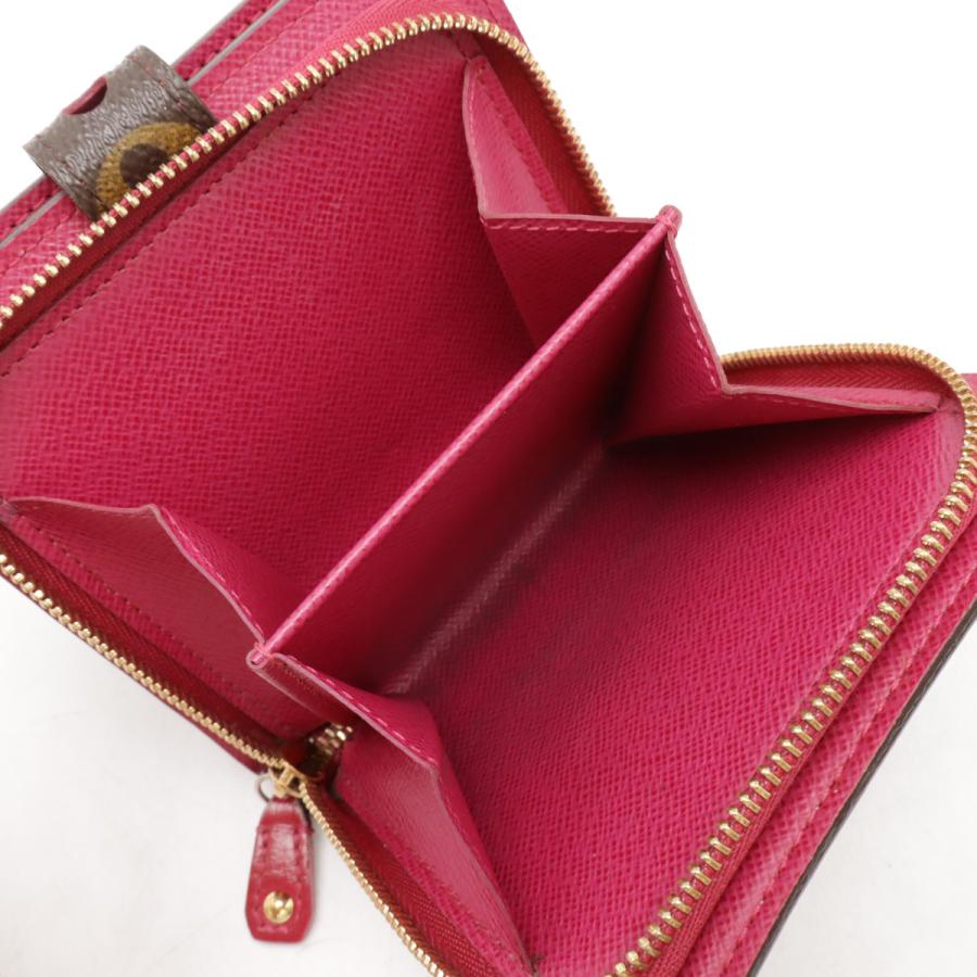 LOUIS VUITTON ルイ ヴィトン モノグラムペルフォ コンパクトジップ 2つ折財布 二つ折り財布 パンチング フューシャ ピンクパープル | LOUIS VUITTON | 07