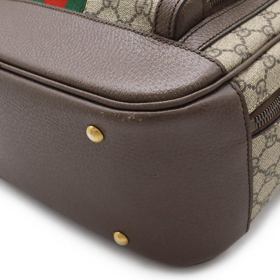 GUCCI グッチ オフィディア GG ミディアム バックパック リュックサック シェリーライン PVC レザー ベージュ モカブラウン 745718 | GUCCI | 02