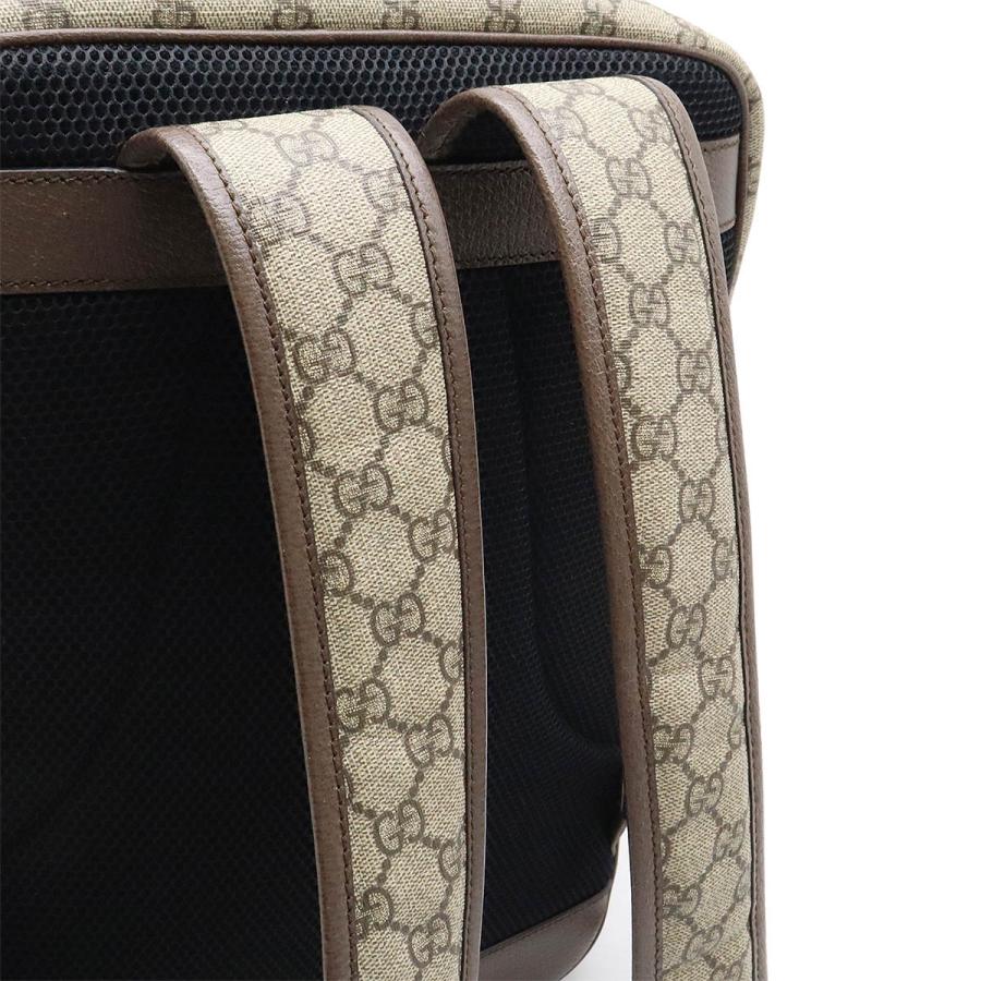 GUCCI グッチ オフィディア GG ミディアム バックパック リュックサック シェリーライン PVC レザー ベージュ モカブラウン 745718 | GUCCI | 03