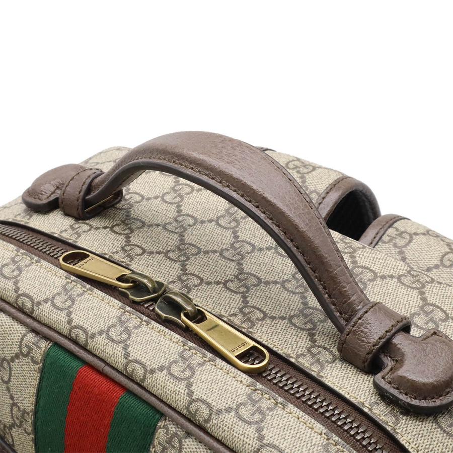 GUCCI グッチ オフィディア GG ミディアム バックパック リュックサック シェリーライン PVC レザー ベージュ モカブラウン 745718 | GUCCI | 05