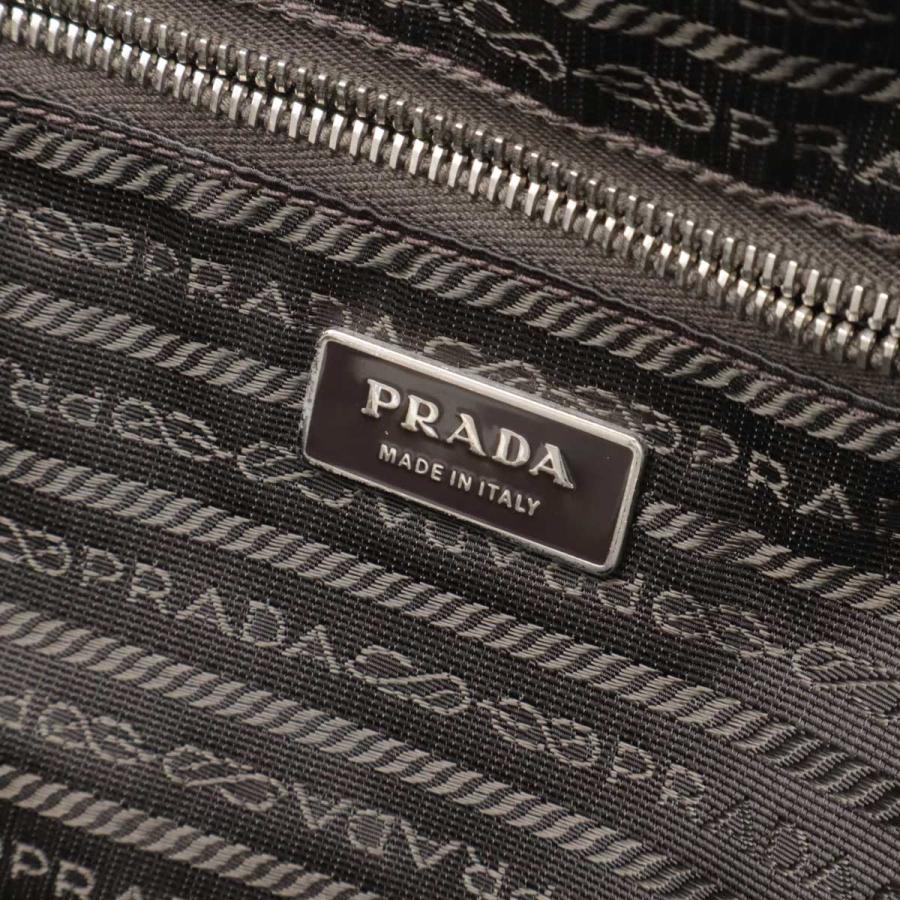 PRADA プラダ トライアングルロゴ ボストンバッグ トラベルバッグ 旅行カバン ナイロン レザー カーキ ダークブラウン V49Z | PRADA | 07