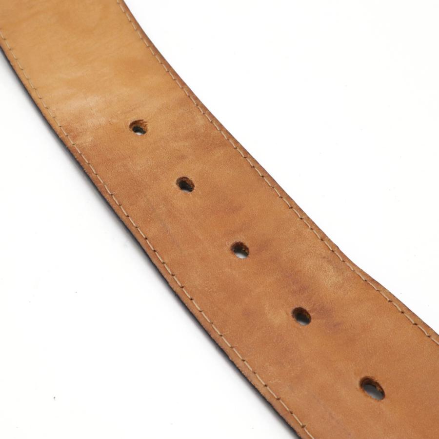 LOUIS VUITTON ルイ ヴィトン サンチュール ジーンズ ベルト レザー ブラック 黒 メンズ シルバー金具 #90 M6812U | LOUIS VUITTON | 06