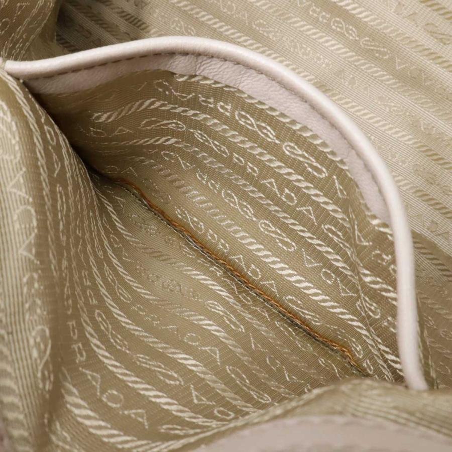 PRADA プラダ ゴーフル ギャザー トートバッグ ハンドバッグ 2WAY ショルダーバッグ 斜め掛け レザー ペールピンク ゴールド金具 BN1336 | PRADA | 07