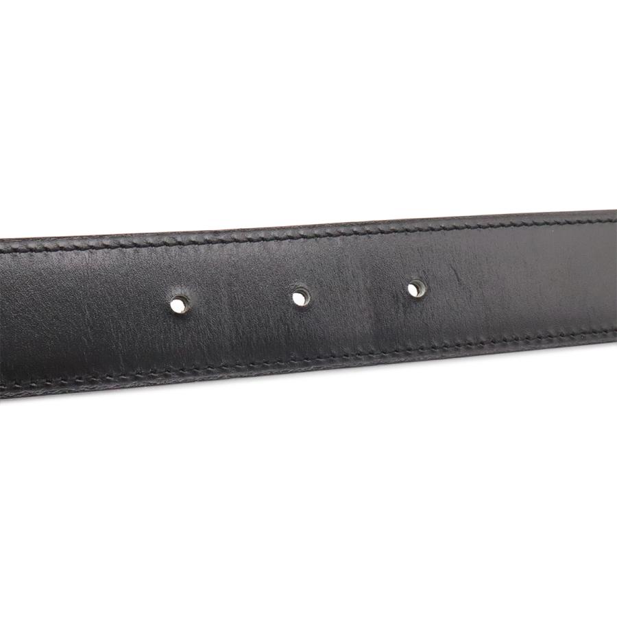 HERMES エルメス Hベルト Hバックル リバーシブル レザー ブラック 黒 ショコラ 茶 ダークブラウン ゴールド金具 #90 □Q刻印 | HERMES | 05