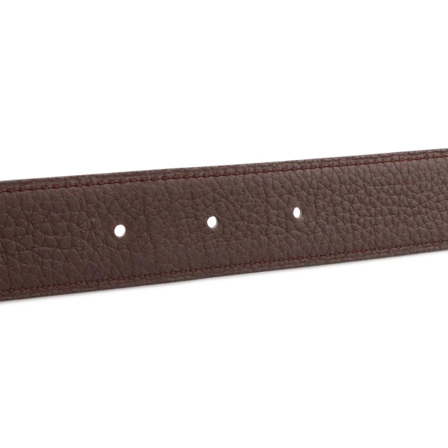 HERMES エルメス Hベルト Hバックル リバーシブル レザー ブラック 黒 ショコラ 茶 ダークブラウン ゴールド金具 #90 □Q刻印 | HERMES | 06