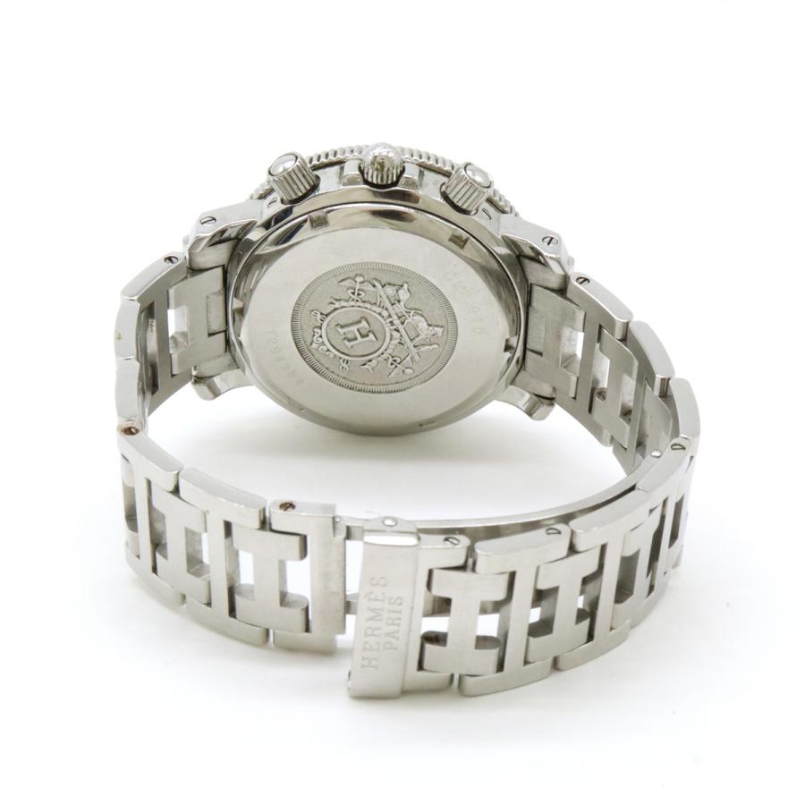 HERMES エルメス クリッパーダイバー クロノグラフ デイト ブラック文字盤 メンズ クォーツ 腕時計 CL2.910 | HERMES | 05