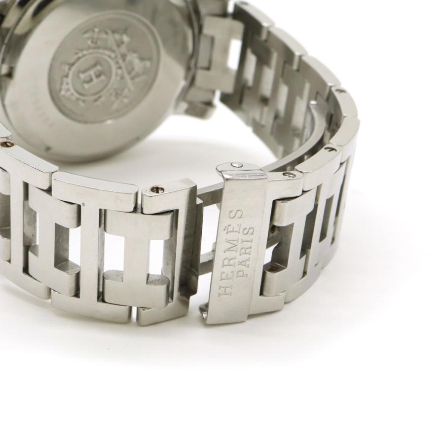 HERMES エルメス クリッパーダイバー クロノグラフ デイト ブラック文字盤 メンズ クォーツ 腕時計 CL2.910 | HERMES | 06