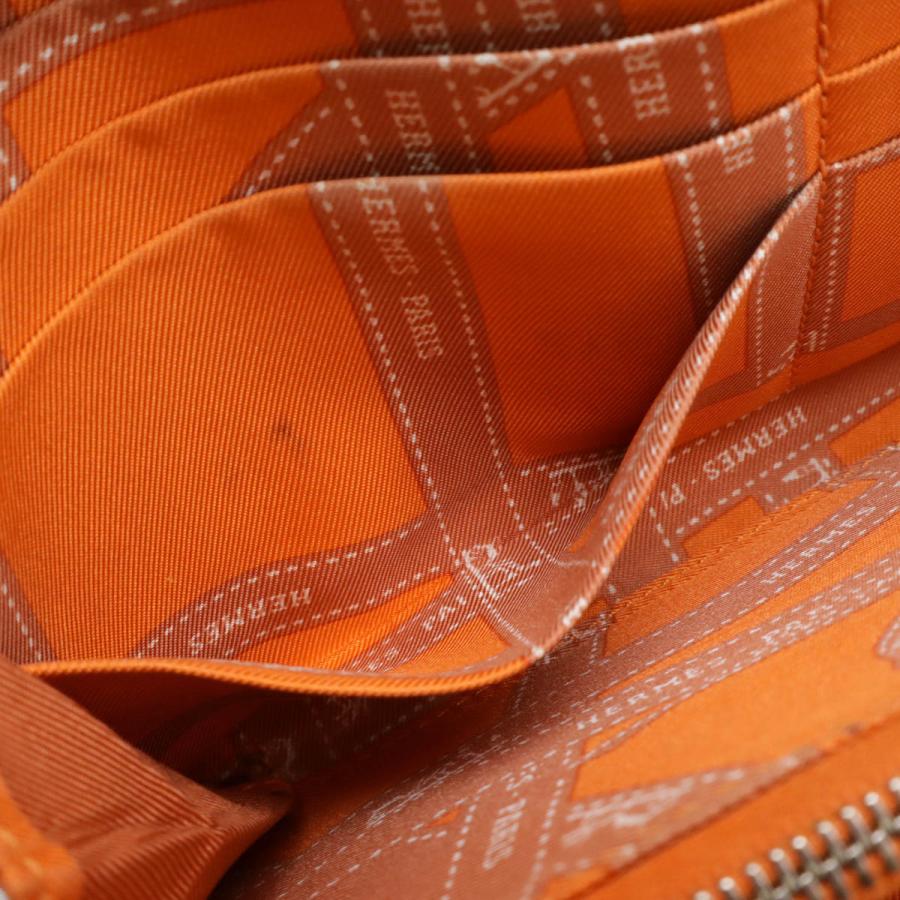 HERMES エルメス アザップロング シルクイン ラウンドファスナー 長財布 ヴォーエプソン レザー シエンヌ ブラウン 茶 □P刻印 | HERMES | 06