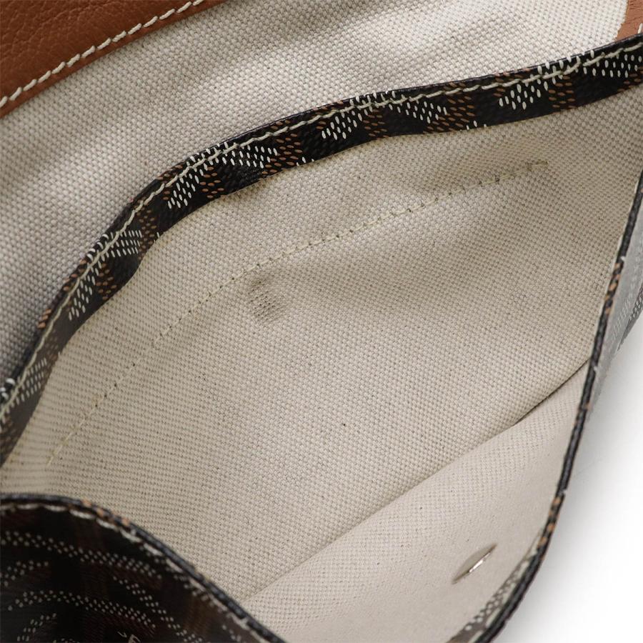 Goyard ブラック×ブラウン トートバッグ ポーチ付 ゴヤール サンルイPM