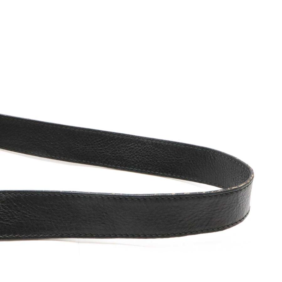 GUCCI グッチ グッチシマ ショルダーバッグ クロスボディ 斜め掛け レザー ブラック 黒 シルバー金具 201446 | GUCCI | 04