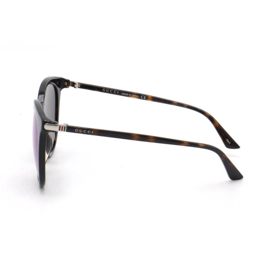 GUCCI グッチ サングラス アイウェア パントスシェイプ ミラーレンズ ブルーミラー デミブラウン ブラウン系マーブル GG0064SK | GUCCI | 01