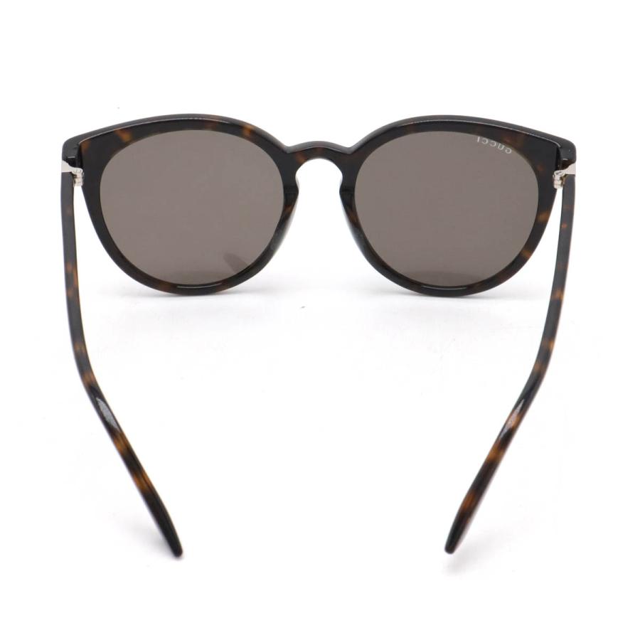 GUCCI グッチ サングラス アイウェア パントスシェイプ ミラーレンズ ブルーミラー デミブラウン ブラウン系マーブル GG0064SK | GUCCI | 02