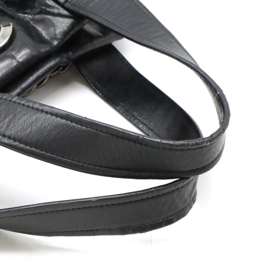 CHANEL シャネル インザミックス マトラッセ ココマーク チェーンショルダーバッグ 2WAY トートバッグ スパークルレザー ブラック 黒 A49683 CHANEL（シャネル） インザミックス マトラッセ ココマーク チェーン