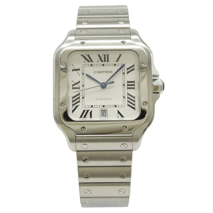 Cartier カルティエ サントス ドゥ カルティエ LM SS メンズ AT オートマ 腕時計 WSSA0009 | Cartier