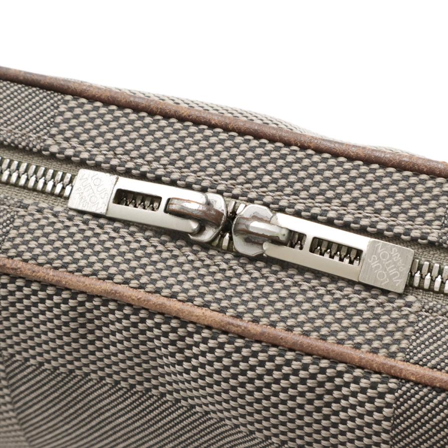 LOUIS VUITTON ルイ ヴィトン ダミエジェアン アクロバット ボディバッグ ウエストバッグ キャンバス レザー テール カーキ M93619