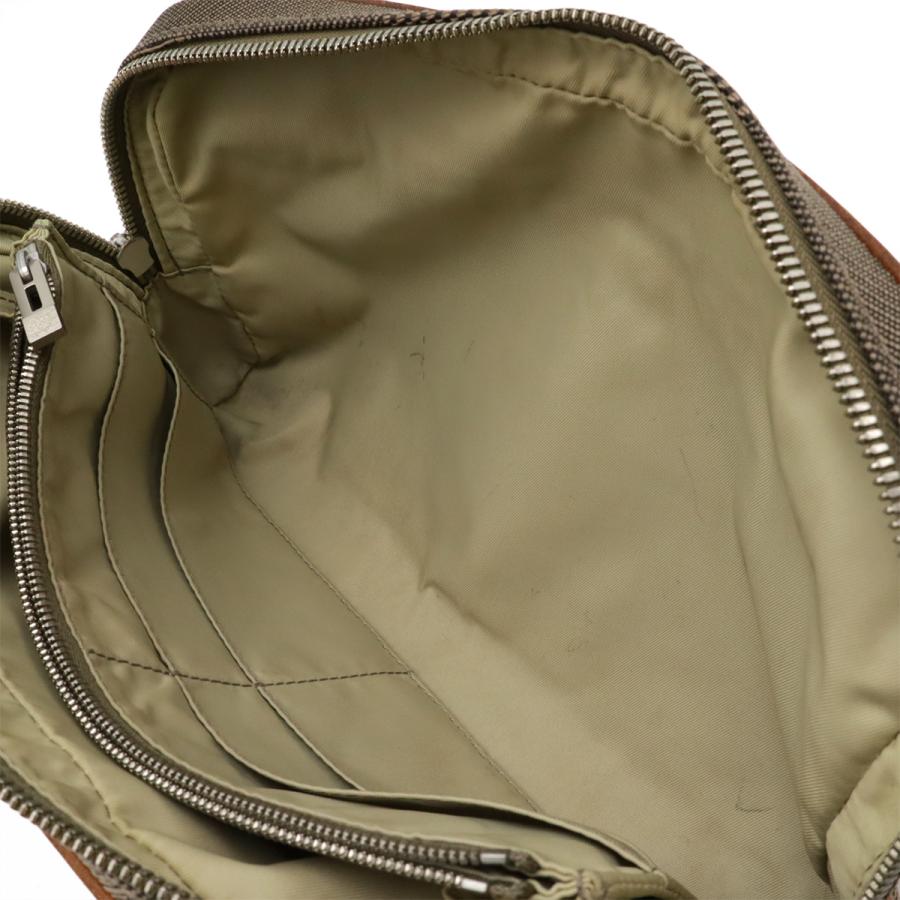 LOUIS VUITTON ルイ ヴィトン ダミエジェアン アクロバット ボディバッグ ウエストバッグ キャンバス レザー テール カーキ M93619