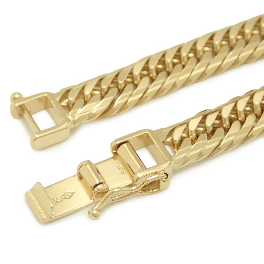 KIHEI 喜平 キヘイ ブレスレット K18 18金 ゴールド 20.5g 20.0cm YG Mカット 14面T トリプル 日本造幣局検定マーク入り 20g前後 |  | 02