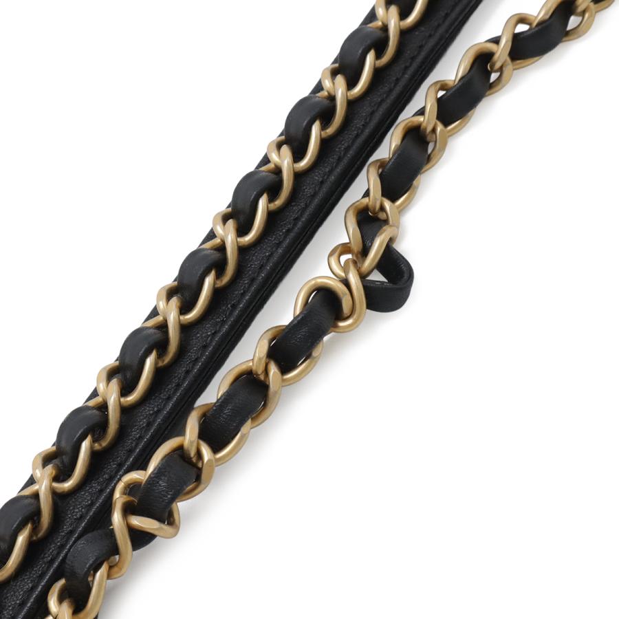 CHANEL シャネル CHANEL19 マトラッセ トップハンドル ハンドバッグ 2WAY チェーンショルダー ショルダーバッグ レザー ブラック 黒 | CHANEL | 03