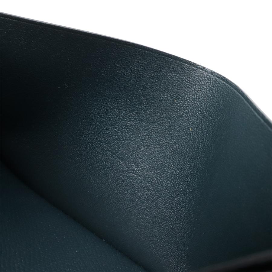 HERMES エルメス MC2 フレミング 2つ折長札入れ 二つ折り長財布 トリコロール ヴォーエプソン レザー ネイビー ブラック グリーン D刻印 | HERMES | 05