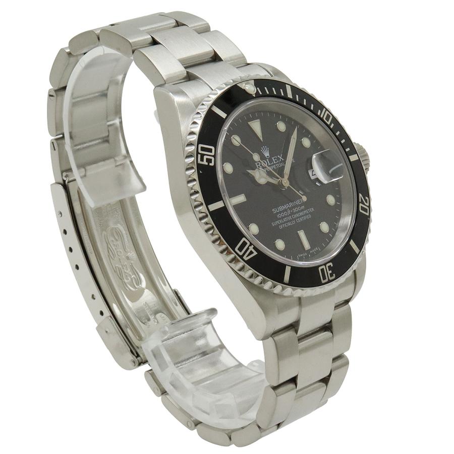 ROLEX ロレックス サブマリーナ デイト ブラック文字盤 SS D番 メンズ AT オートマ 腕時計 16610 | ROLEX | 02
