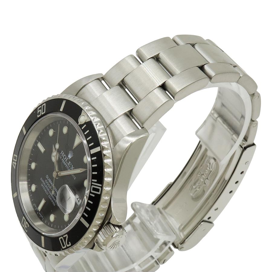 ROLEX ロレックス サブマリーナ デイト ブラック文字盤 SS D番 メンズ AT オートマ 腕時計 16610 | ROLEX | 04