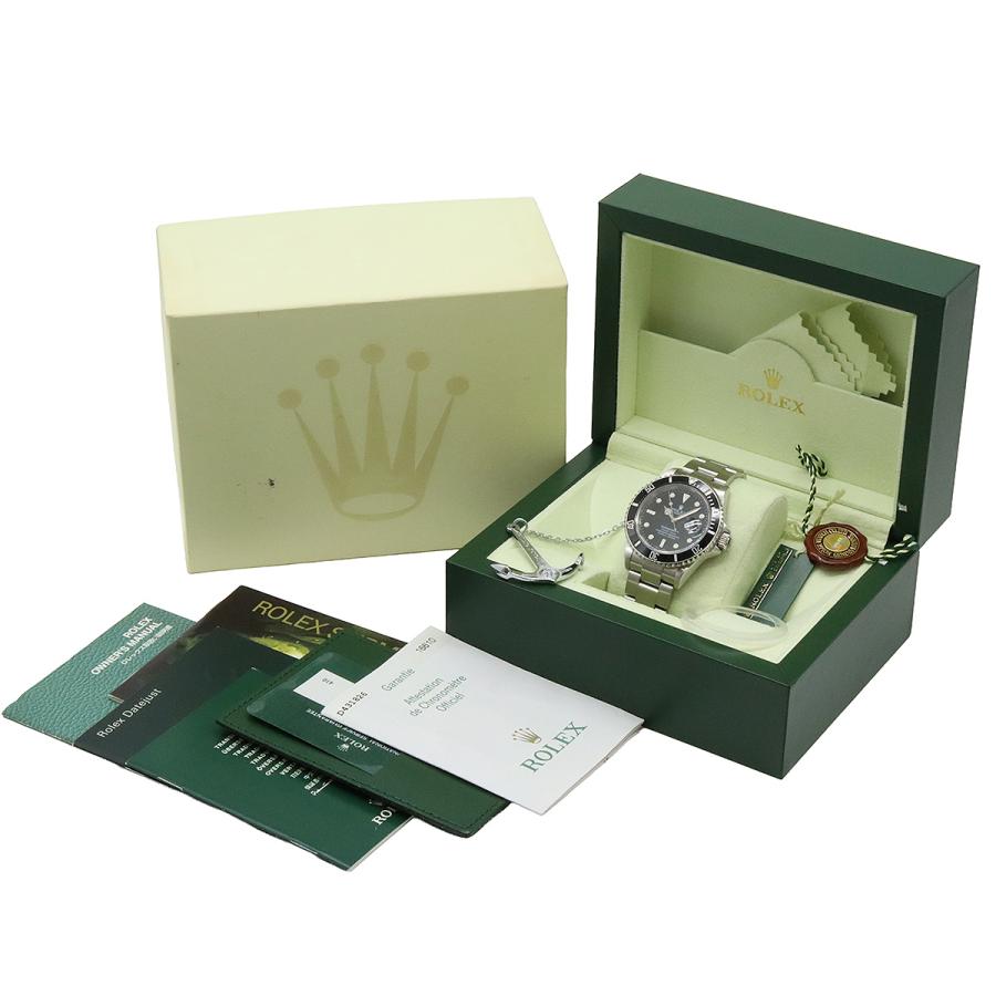 ROLEX ロレックス サブマリーナ デイト ブラック文字盤 SS D番 メンズ AT オートマ 腕時計 16610 | ROLEX | 08