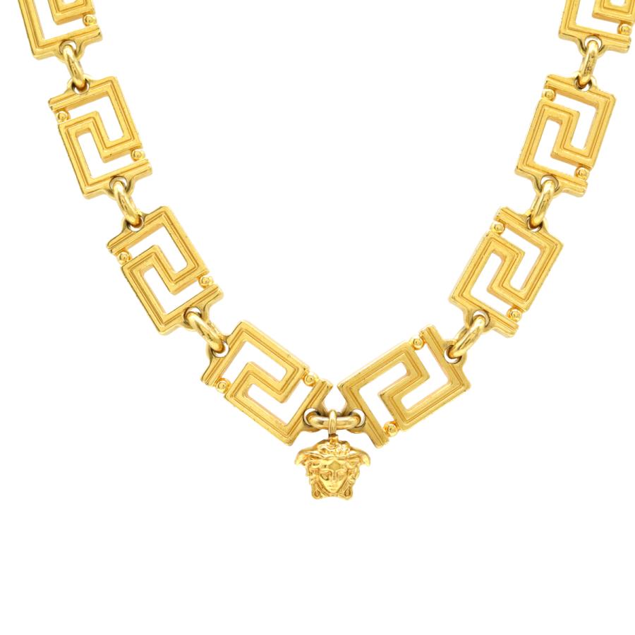 versace グレカマニア ネックレス メデューサ　ゴールド　ヴェルサーチ VERSACE ヴェルサーチェ ヴェルサーチ ベルサーチ グレカマニア