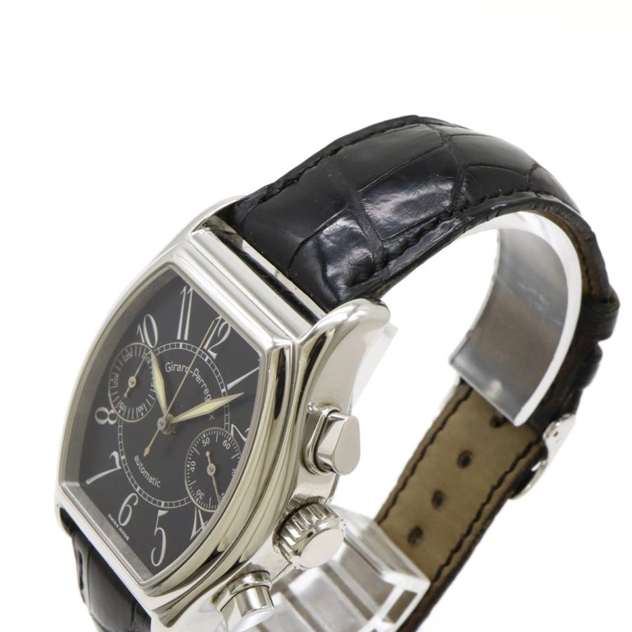 GIRARD-PERREGAUX ジラール ペルゴ リシュビル クロノグラフ ブラック文字盤 SS メンズ AT オートマ 腕時計 27500.0.11　6156 |  | 04