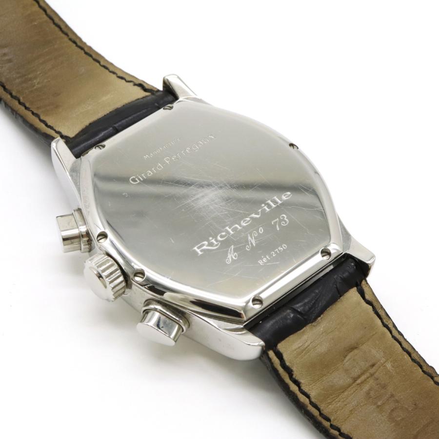 GIRARD-PERREGAUX ジラール ペルゴ リシュビル クロノグラフ ブラック文字盤 SS メンズ AT オートマ 腕時計 27500.0.11　6156 |  | 05
