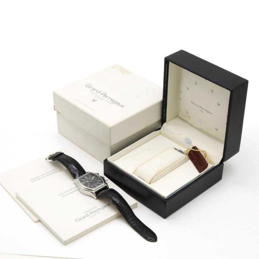GIRARD-PERREGAUX ジラール ペルゴ リシュビル クロノグラフ ブラック文字盤 SS メンズ AT オートマ 腕時計 27500.0.11　6156 |  | 08