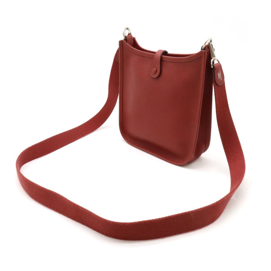 HERMES エルメス エヴリン エブリン TPM ショルダーバッグ ミニバッグ ポシェット ヴォーエプソン レザー ルビー X刻印 | HERMES | 01