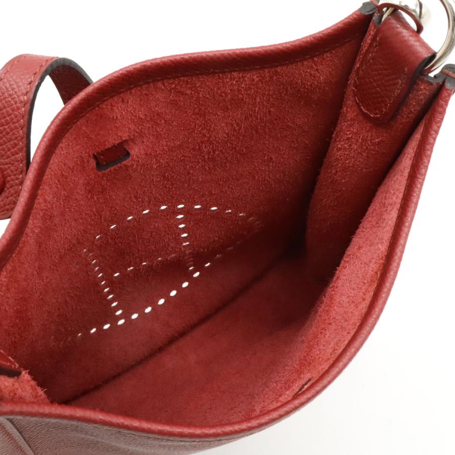 HERMES エルメス エヴリン エブリン TPM ショルダーバッグ ミニバッグ ポシェット ヴォーエプソン レザー ルビー X刻印 | HERMES | 05