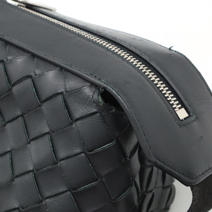 超値下げ　ボッテガヴェネタ　イントレチャート　ボディバッグ　ブラック BOTTEGA VENETA（ボッテガ・ヴェネタ） バッグ メンズ ボディバッグ