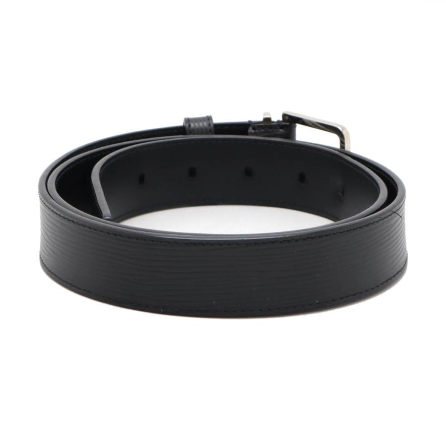 LOUIS VUITTON ルイ ヴィトン エピ サンチュール ギンザ ベルト ノワール 黒 ブラック #90 シルバー金具 M9758U | LOUIS VUITTON | 01