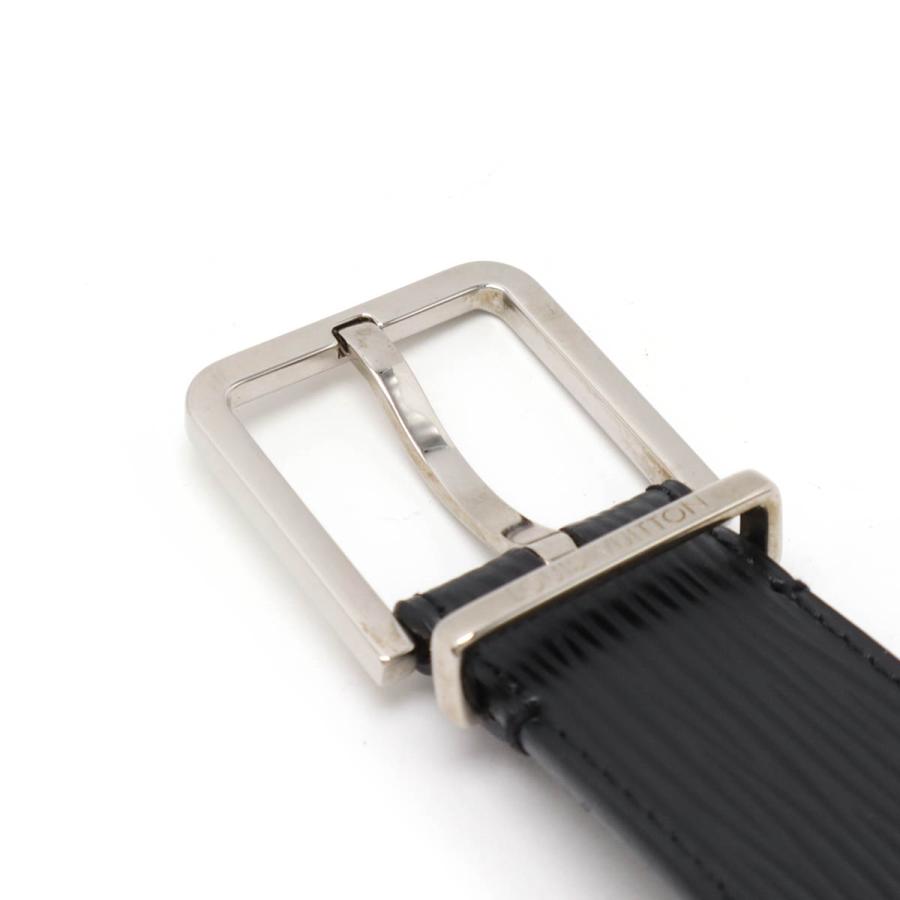 LOUIS VUITTON ルイ ヴィトン エピ サンチュール ギンザ ベルト ノワール 黒 ブラック #90 シルバー金具 M9758U | LOUIS VUITTON | 02
