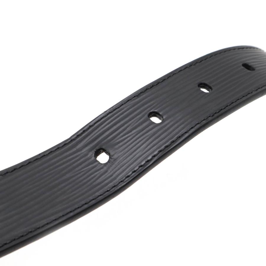 LOUIS VUITTON ルイ ヴィトン エピ サンチュール ギンザ ベルト ノワール 黒 ブラック #90 シルバー金具 M9758U | LOUIS VUITTON | 04