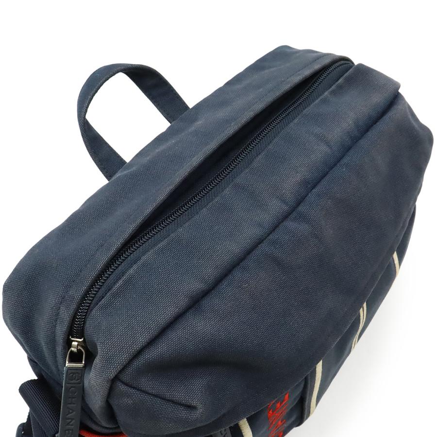 CHANEL シャネル スポーツライン ココマーク ショルダーバッグ メッセンジャーバッグ 斜め掛け キャンバス ネイビー 紺 レッド 赤 ホワイト 白 | CHANEL | 06